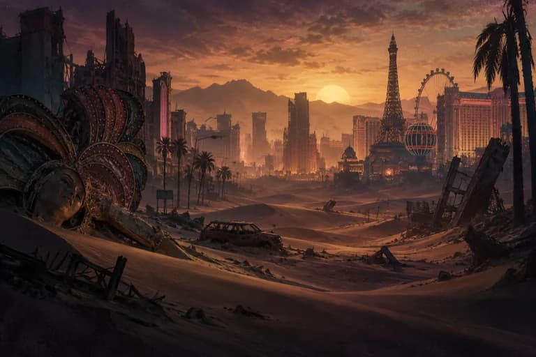 Original cinematic illustration inspired by Army of the Dead