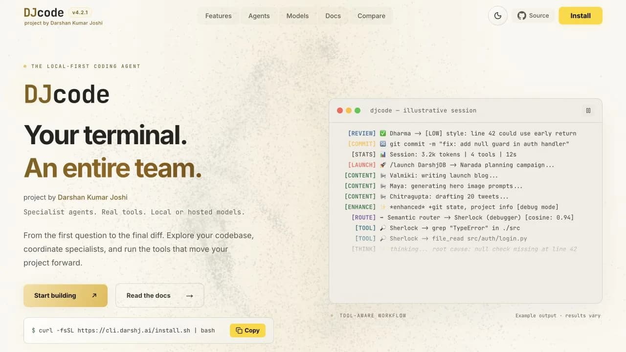 DJcode public website